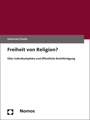 cover image of Freiheit von Religion?